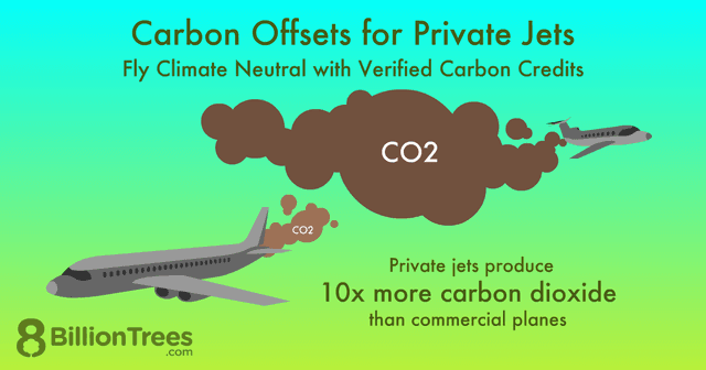 The diagram below shows information about carbon dioxide emissions for popular private jets.