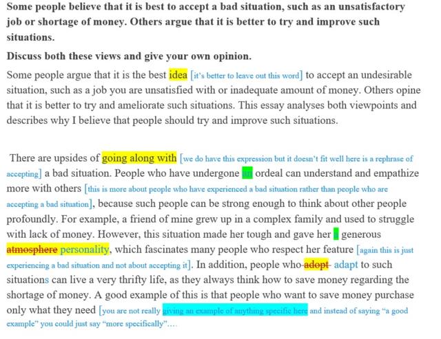 Evaluate the following essay according to IELTS band descriptors for writing task 1 and extract all mistakes "essay" 

"the graph gives information about the percentage of the population in four Asian countries living in cities from 1970 to 2020 with, predictions for 2030 and 2040

Summarise the information by selecting and reporting the main features and make comparisons where relevant"