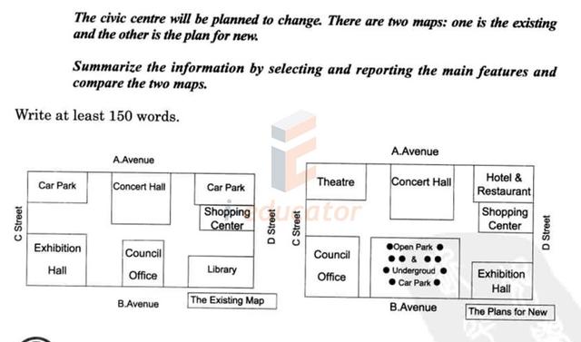 The tow maps illustrate the internal changes that occurred to the layout and the functions of the facilities in a library from 2002 until the present day.