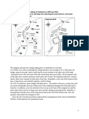 The maps below show the changes which took place in the resort town of PalmGrove which is 450 kilometers from the nearest city from 1950 to 2000. Summarise the information by selecting and reporting the main features and make comparisons where relevant.