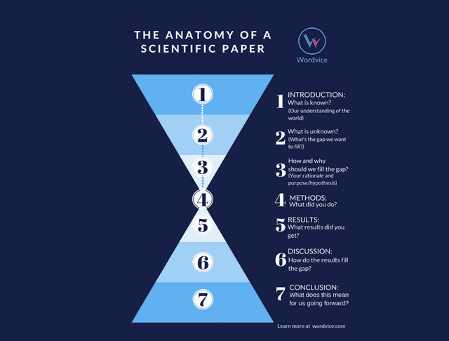 the diagram illustrates how research essays are written