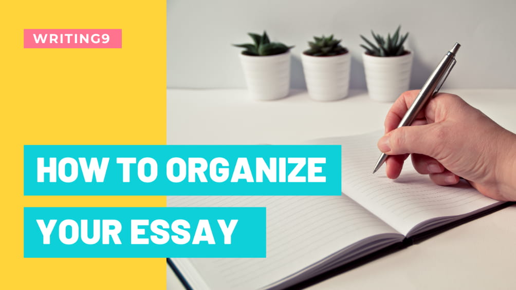 first step in organizing an essay